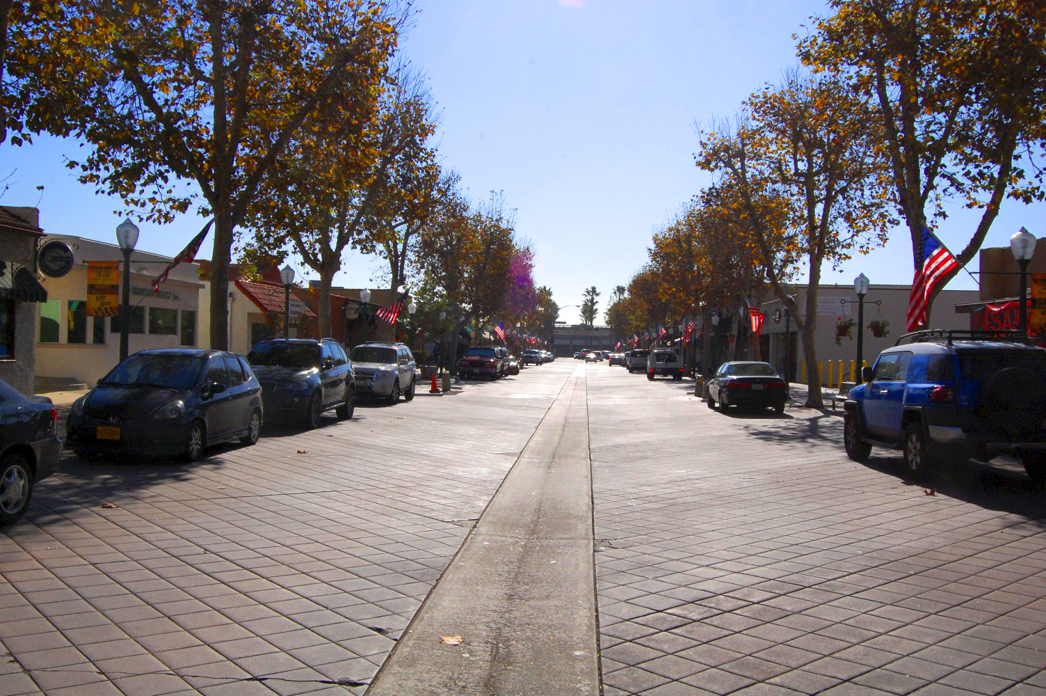 Historic Main Street in downtown Garden Grove, California