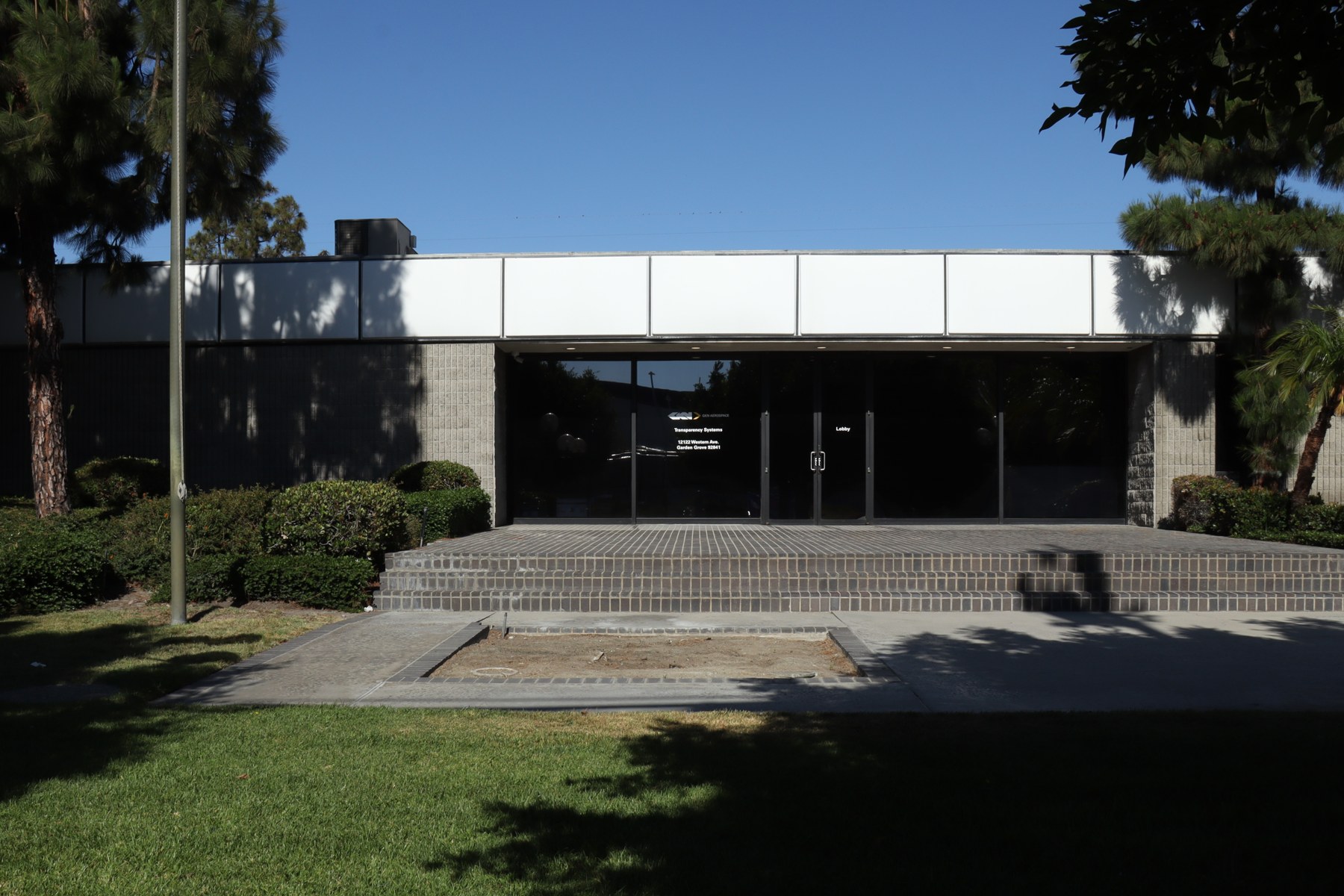 GKN Aerospace building at 12212 Western Avenue in Garden Grove, photographed in 2021